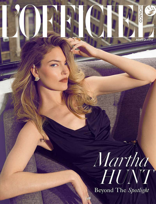 Martha Hunt Wears Yoko London’s Bold Zyyp Collection in L’Officiel Monaco
