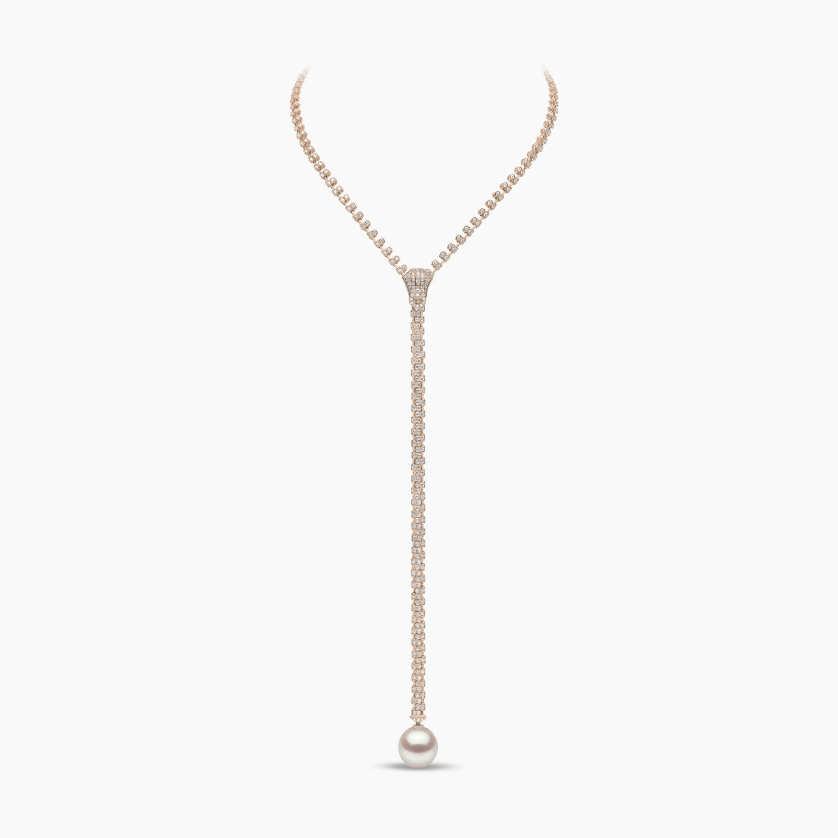 Zyyp South Sea Pearl and Diamond Zip Necklace | Yoko London