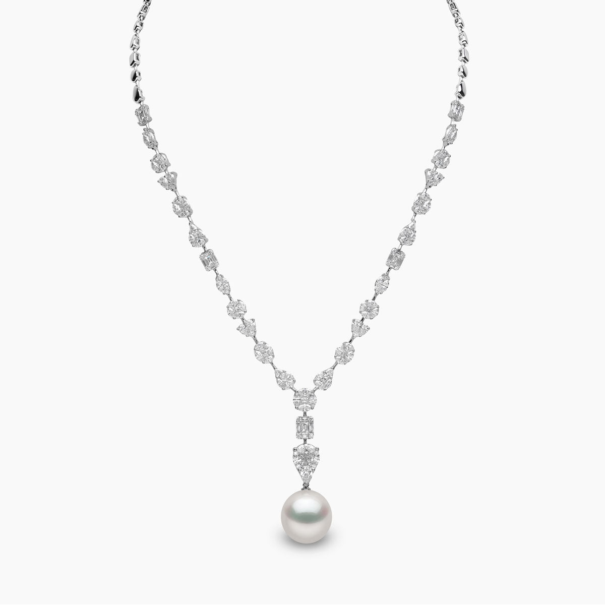 Starlight South Sea Pearl Diamond Symphony Necklace Yoko London