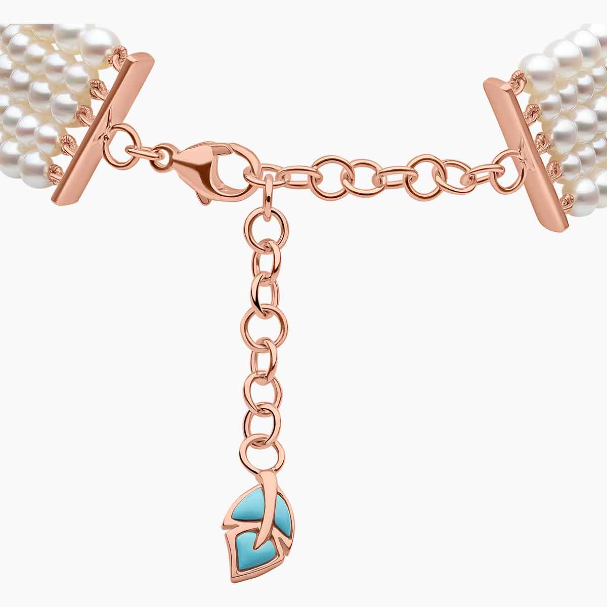 Rose Gold / White Freshwater