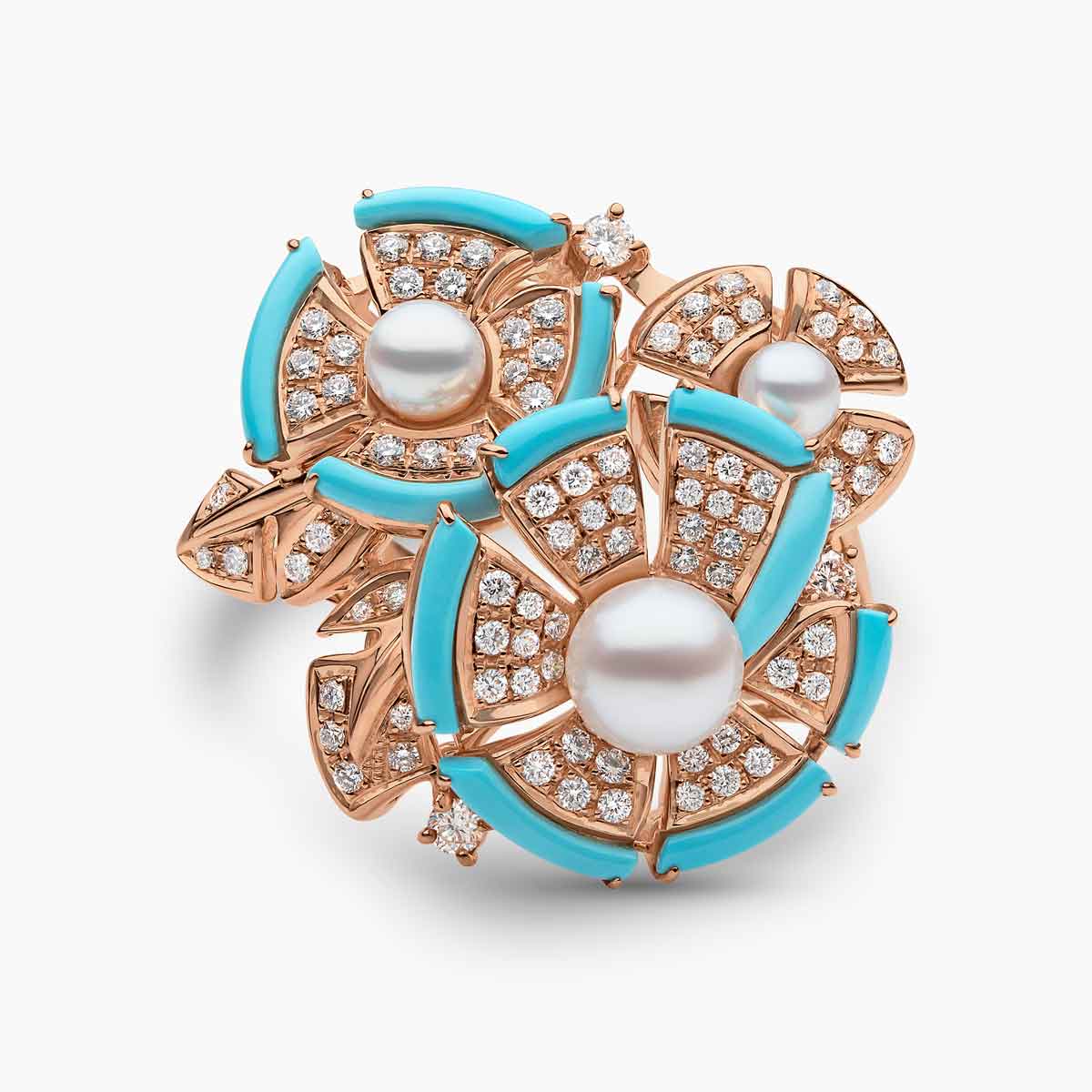 Rose Gold / White Freshwater