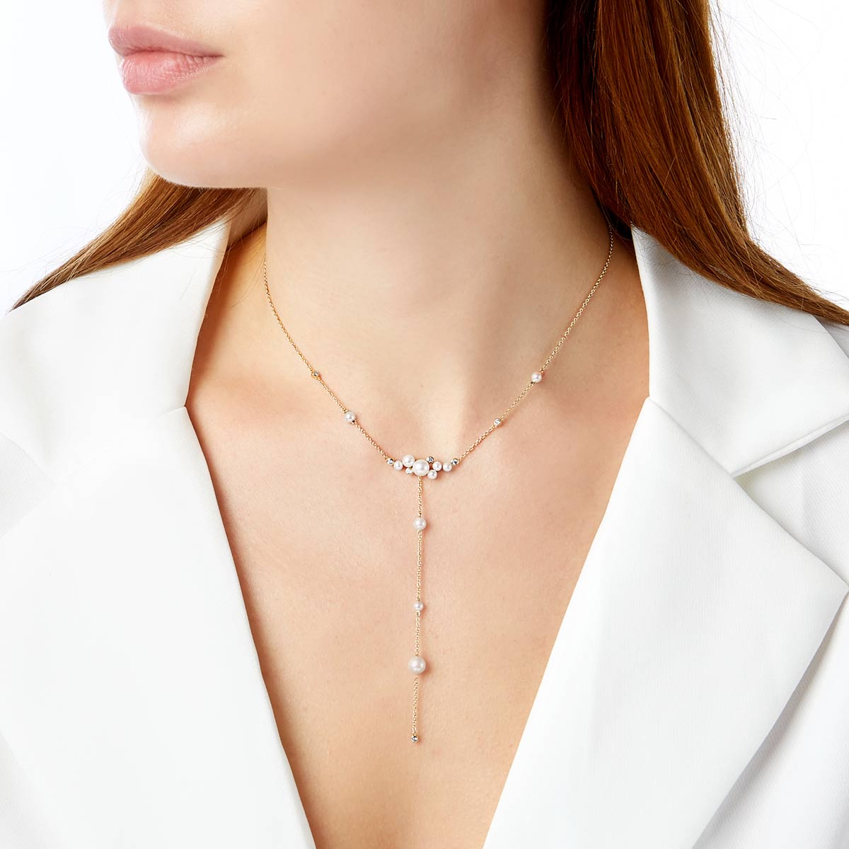 Yellow Gold / White Freshwater