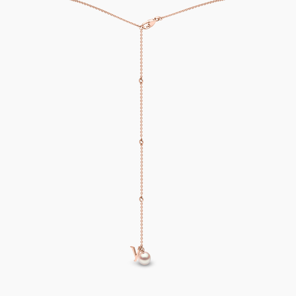 Rose Gold / White Freshwater