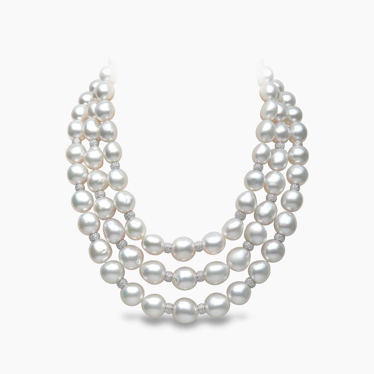 Baroque 18K Gold South Sea Pearl Layered Necklace