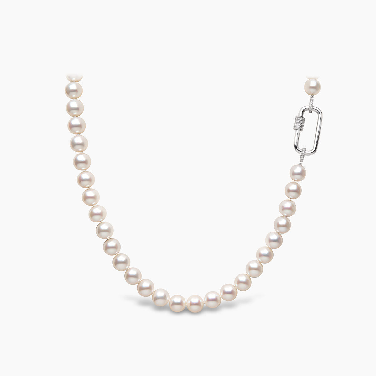Classic Freshwater Pearl Strand Clasp Necklace | Yoko London