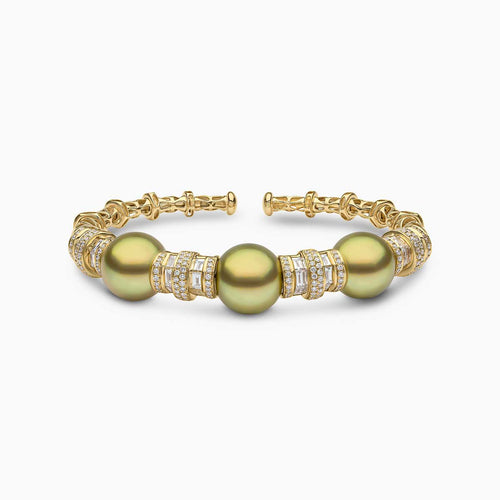 Yellow Gold / Pistachio Tahitian