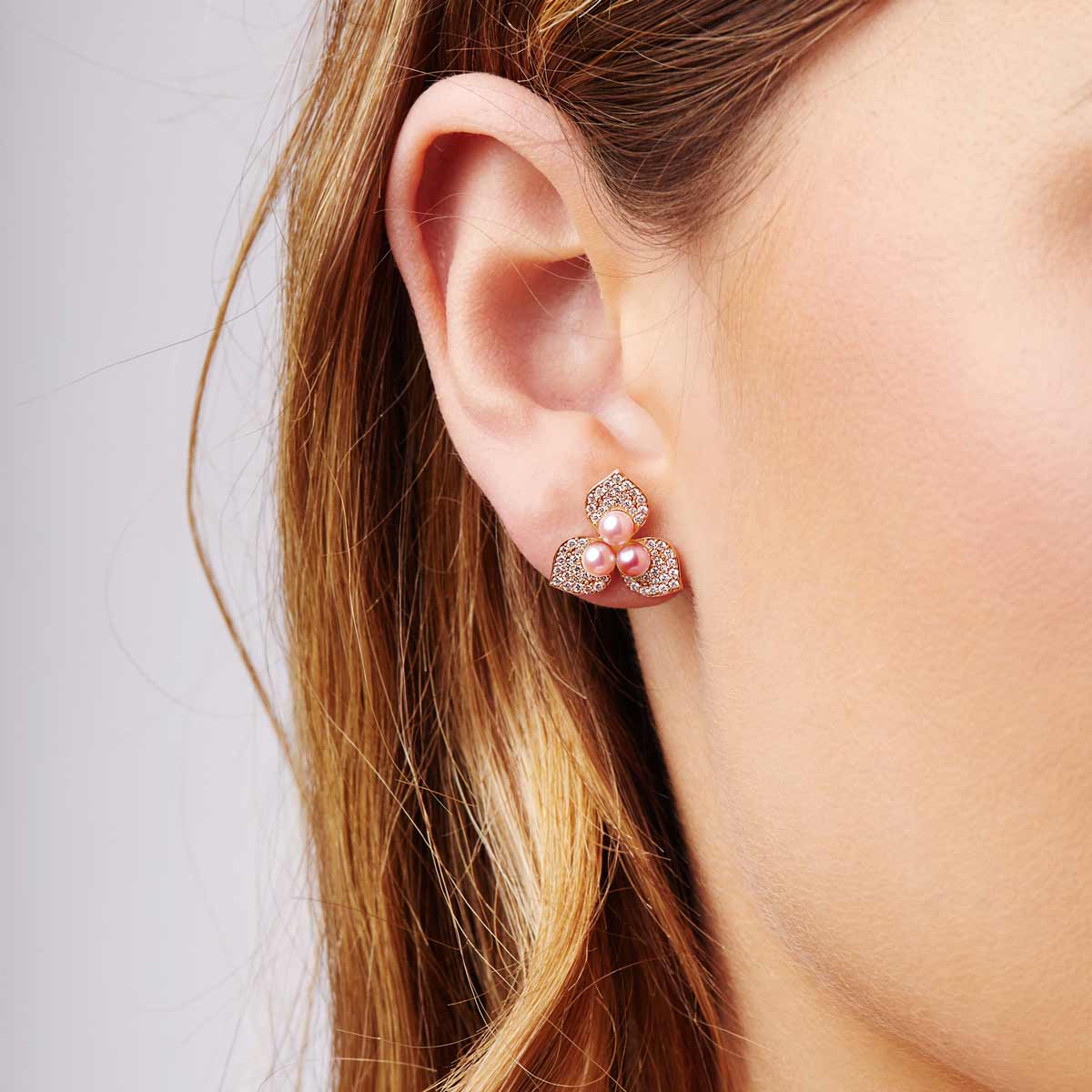 Rose Gold / Pink Freshwater