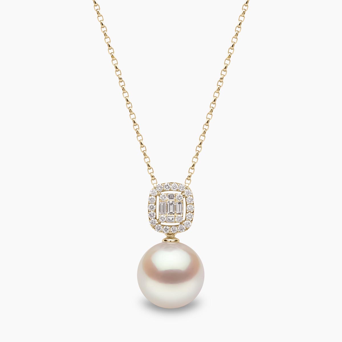 Starlight South Sea Pearl & Diamond Celestial Necklace | Yoko London