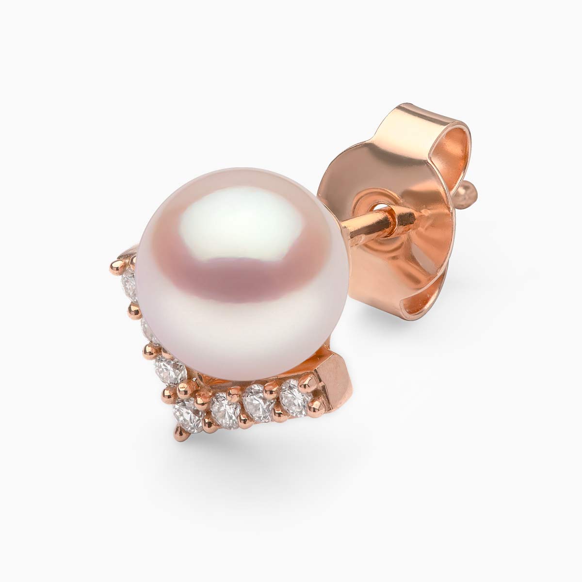 Rose Gold / White Freshwater