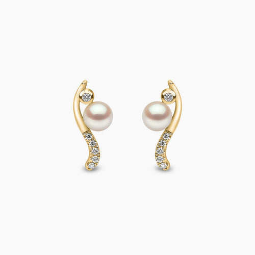 Yellow Gold / White Freshwater
