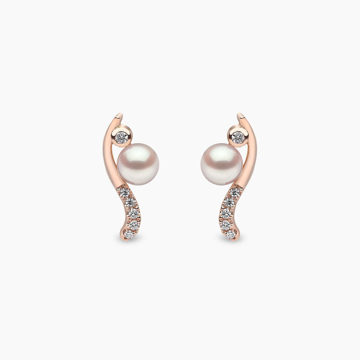 Rose Gold / White Freshwater