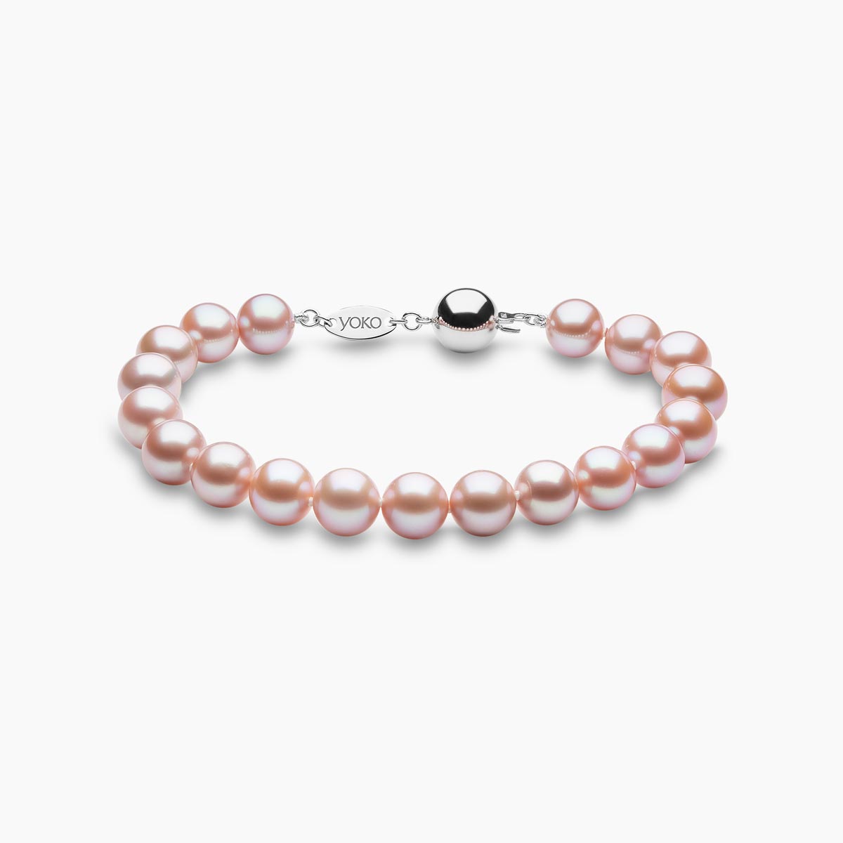 White Gold / Pink Freshwater / 7mm