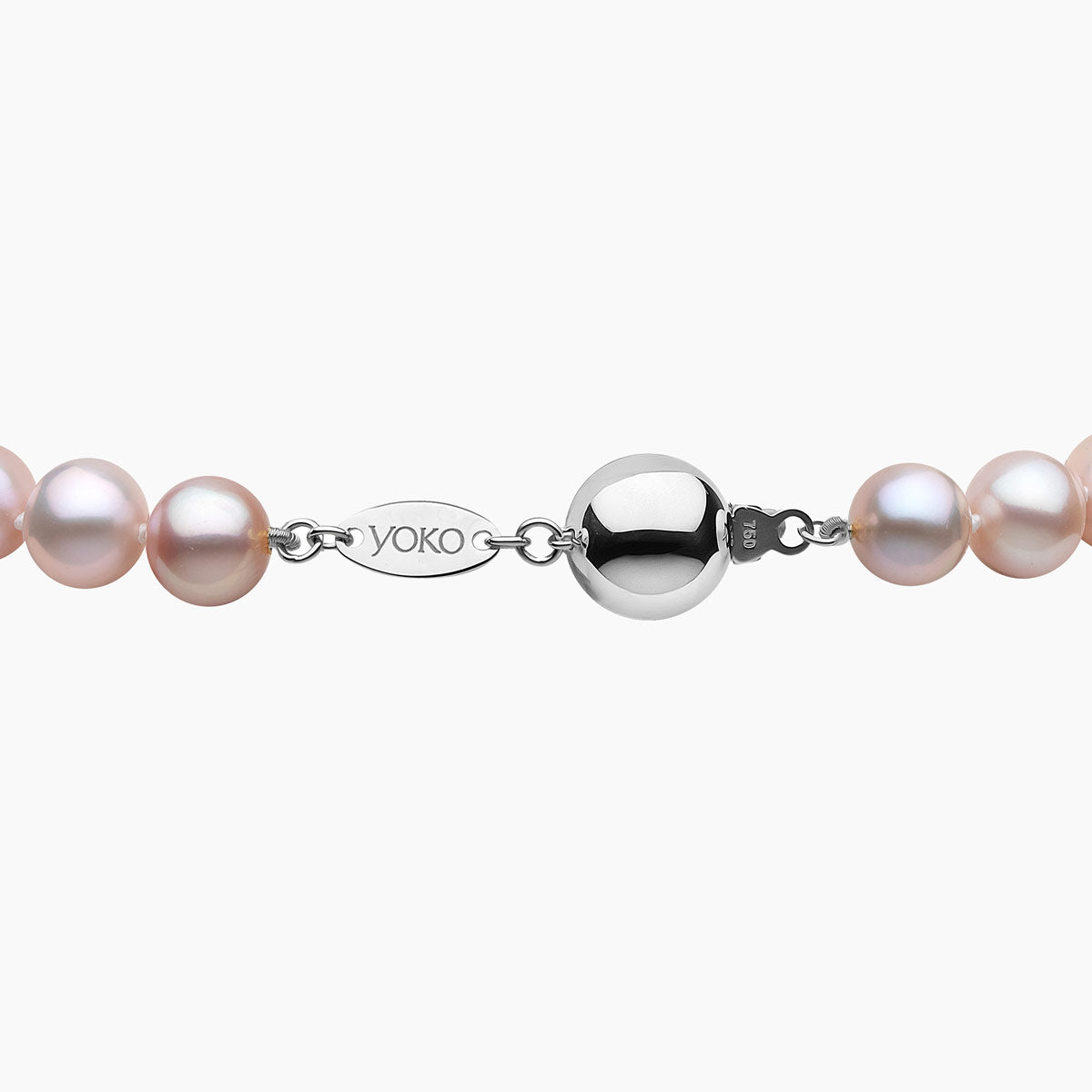 White Gold / Pink Freshwater / 8mm