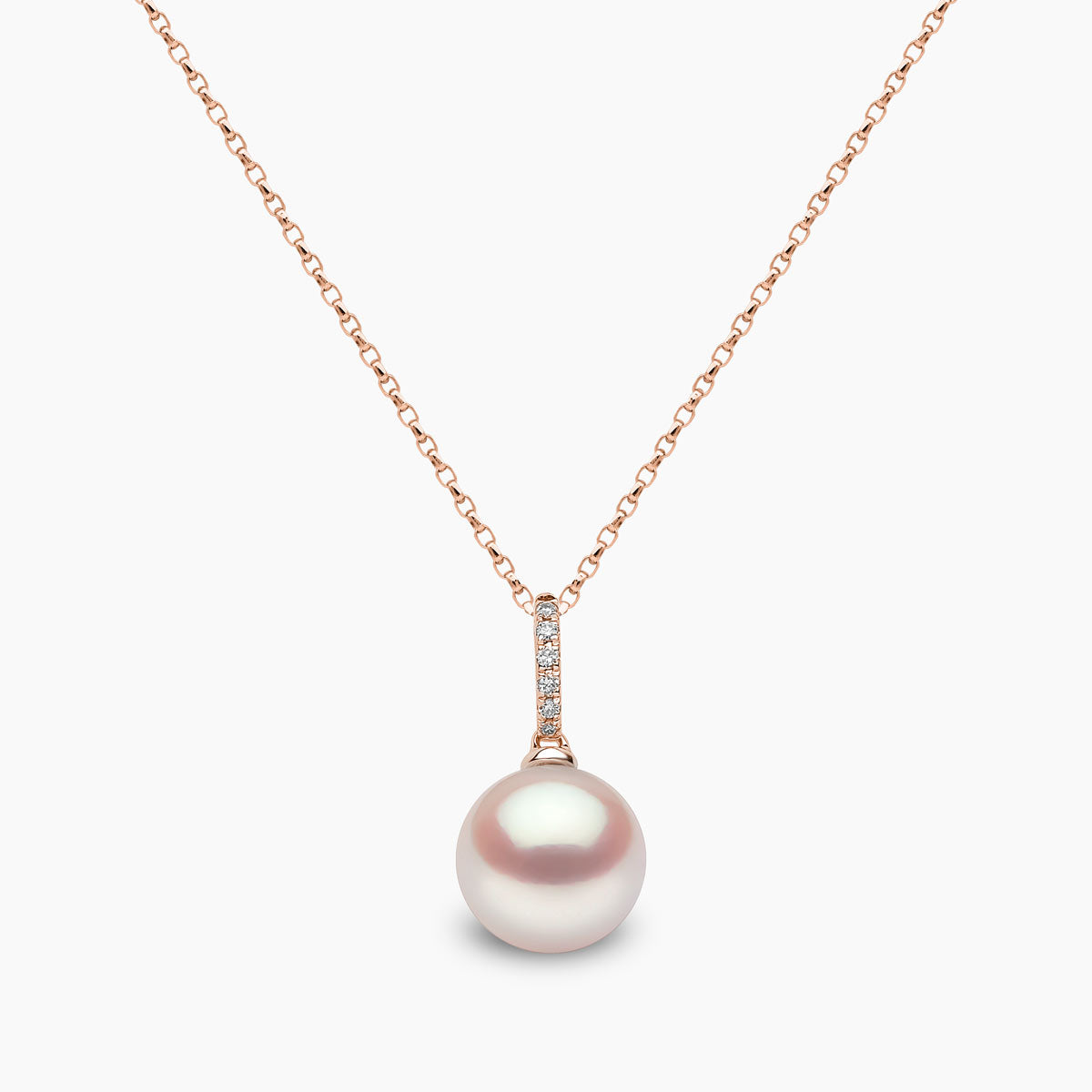 Rose Gold / White Freshwater