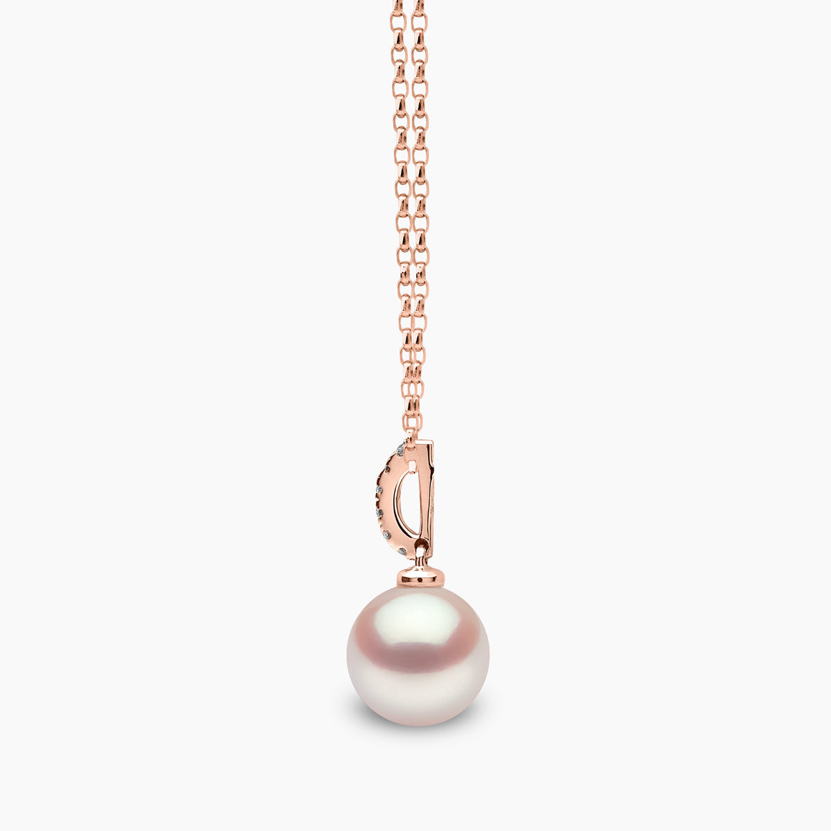 Rose Gold / White Freshwater