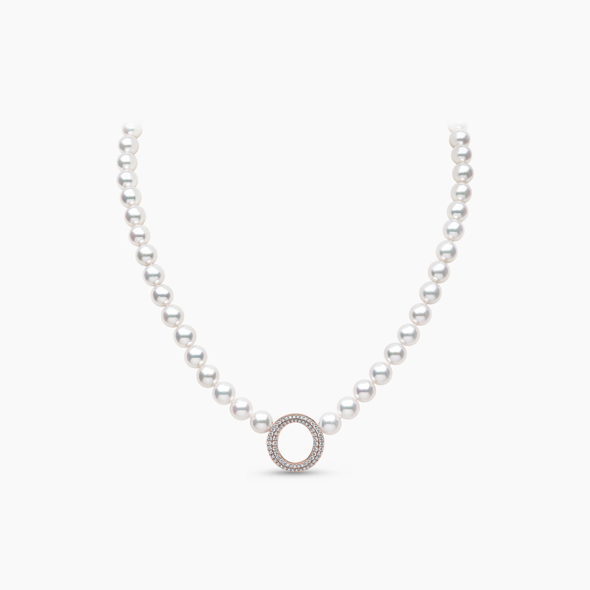 Rose Gold / White Freshwater