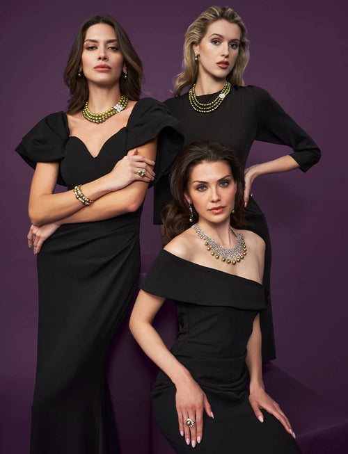 Yoko London’s Festive High Jewellery Campaign: Cleopatra Cascades & Rare Pistachio Pearls