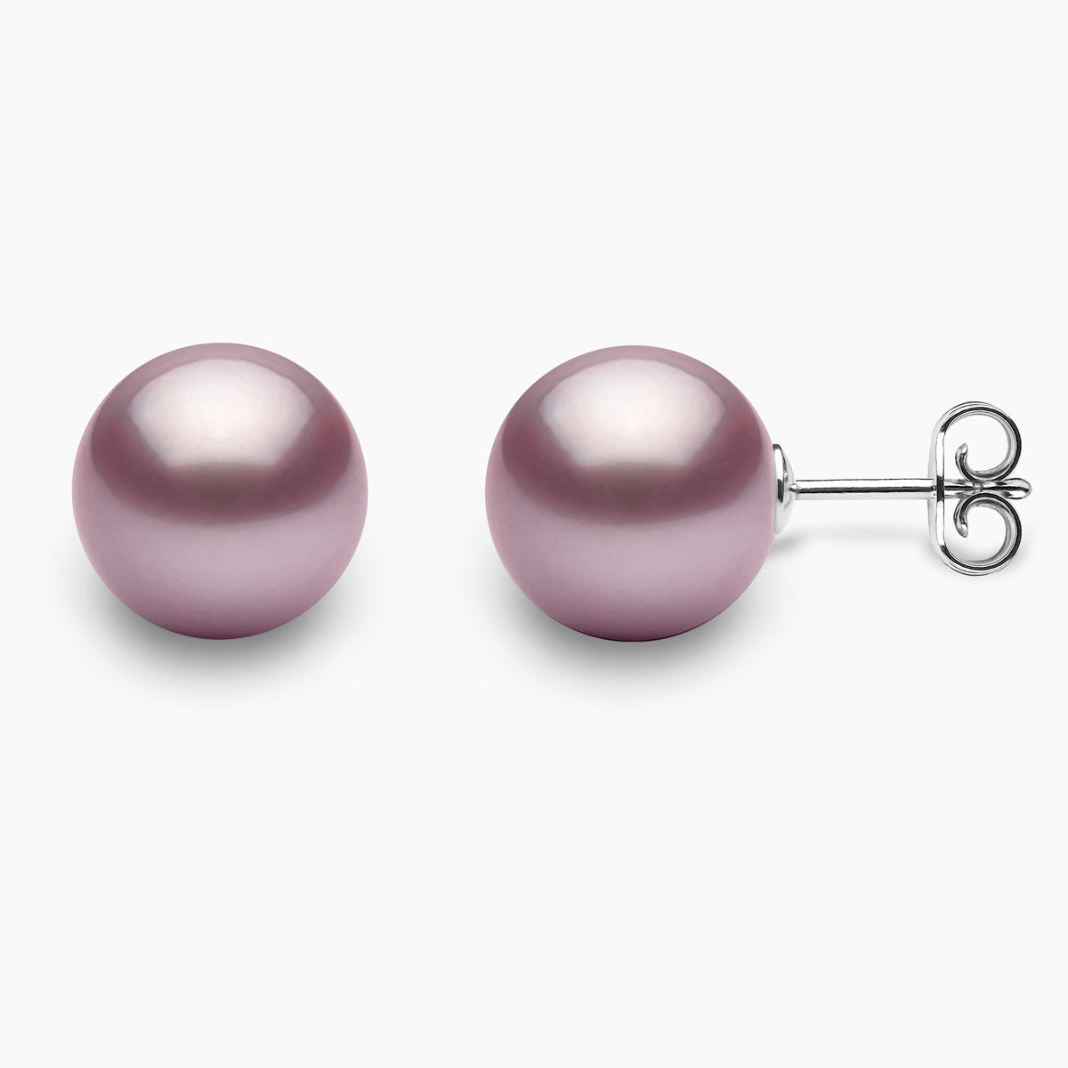 Sterling 14mm 15mm 16mm Pink Pearl Stud earrings • Purple shops Pearl Stud earrings • Large Pearl Studs • Pearl Statement Earrings