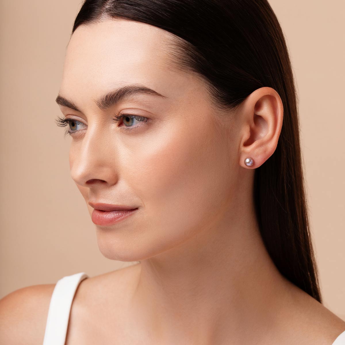 アクセサリー PEARL STUDS PIERCED EARRINGS Classic Pink Freshwater Pearl Studs | Yoko London