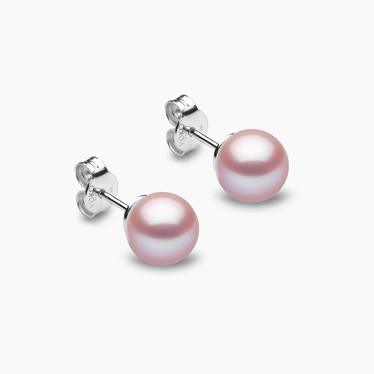 White Gold / Pink Freshwater / 8mm