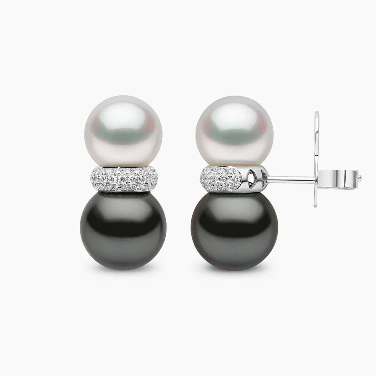 White Gold / Black Tahitian / Japanese Akoya