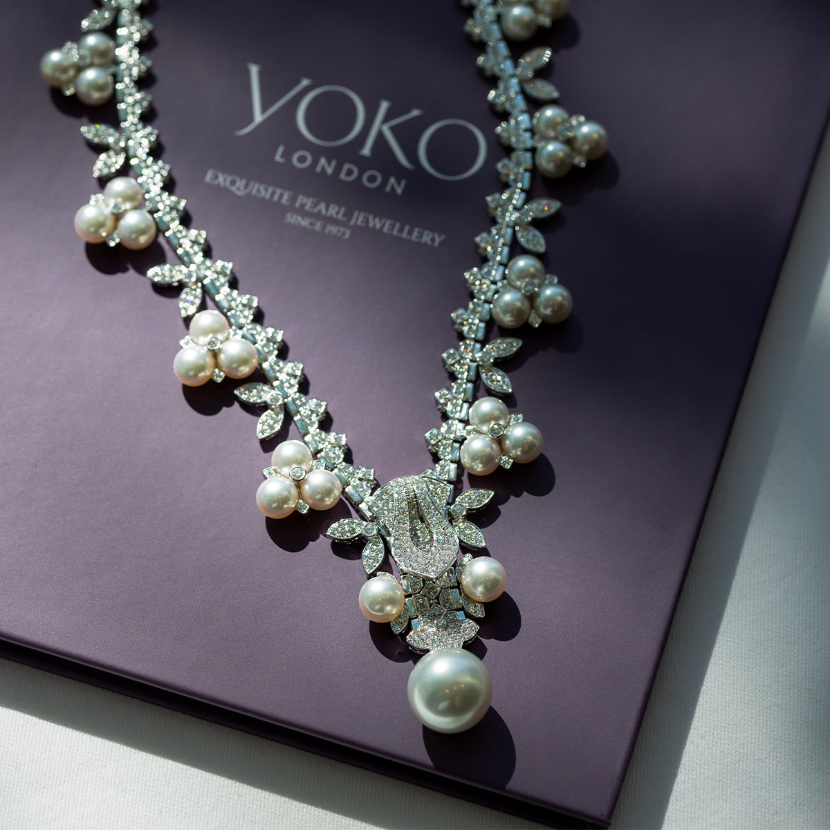 Baroque Pearl Double Row Necklace | Yoko London