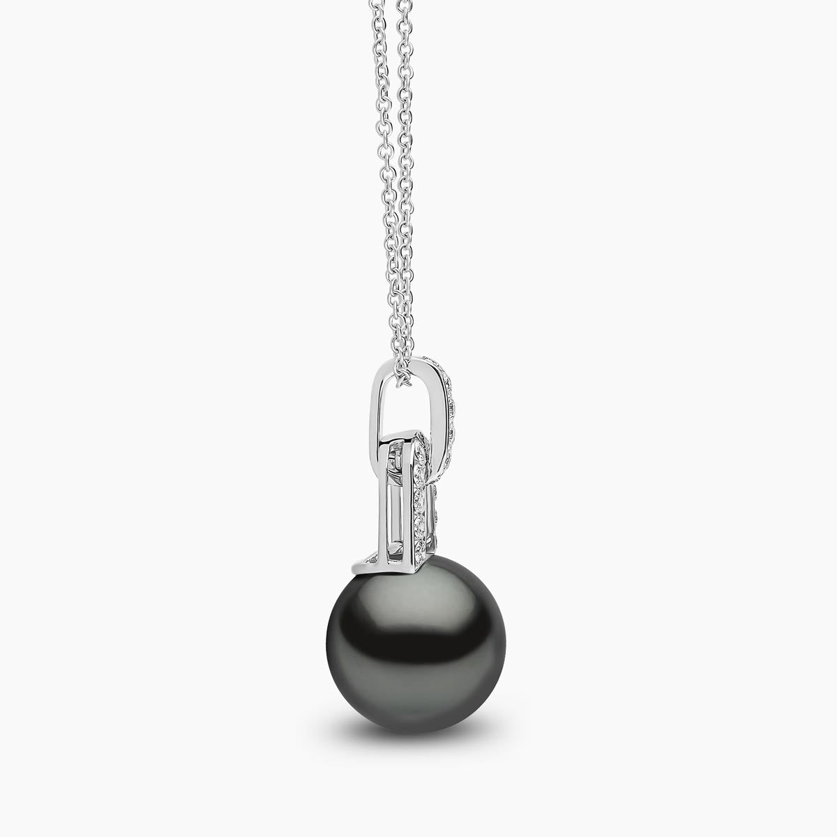 Black Tahitian / White Gold