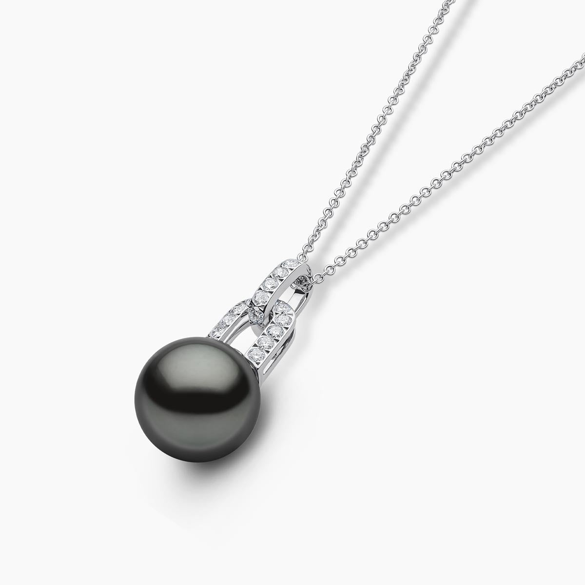 Black Tahitian / White Gold