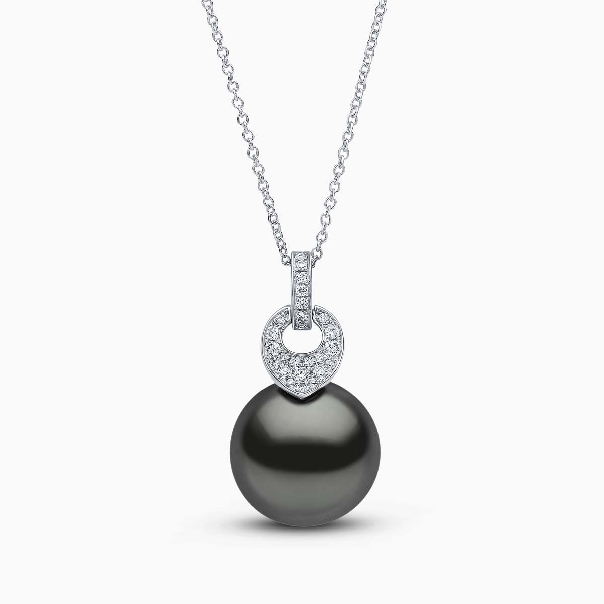 Black Tahitian / White Gold