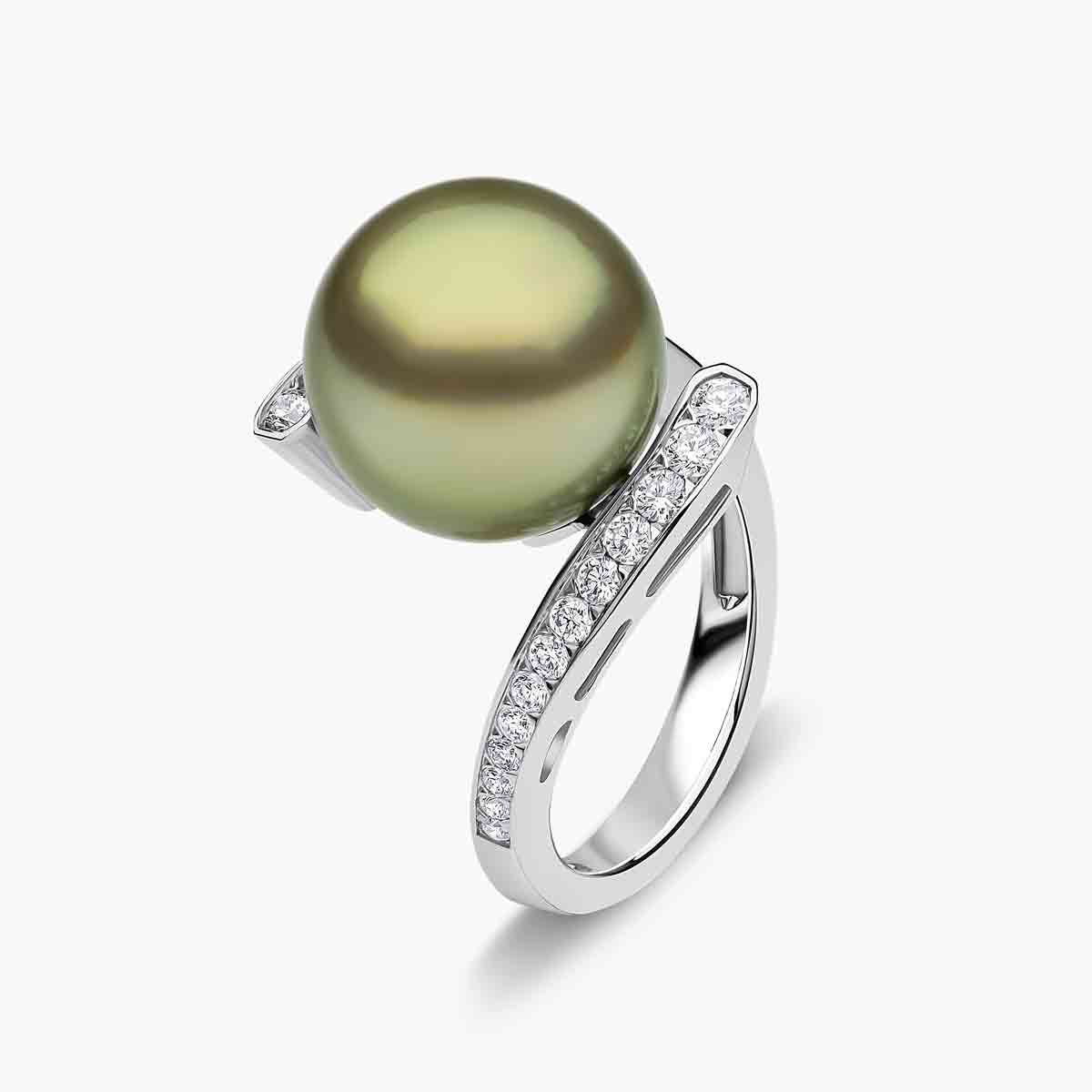 Pistachio Tahitian / White Gold
