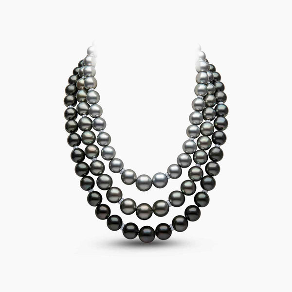 【BLACKPURPLE】Petit B Pearl Layered Necklace BLACKPURPLE】Petit B Pearl Layered Necklace (BLACKPURPLE