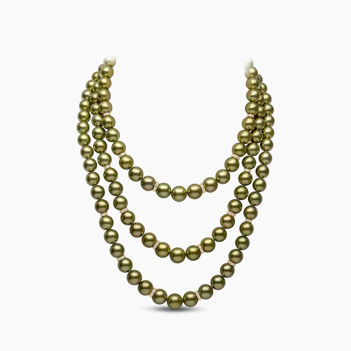 Yellow Gold / Pistachio Tahitian