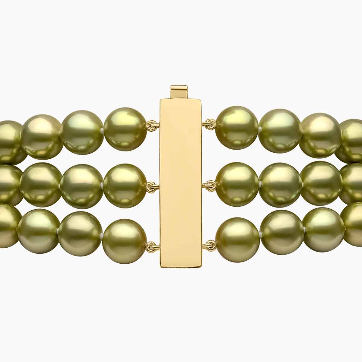 Yellow Gold / Pistachio Tahitian