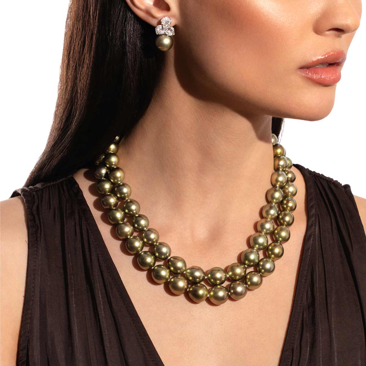 Yellow Gold / Pistachio Tahitian