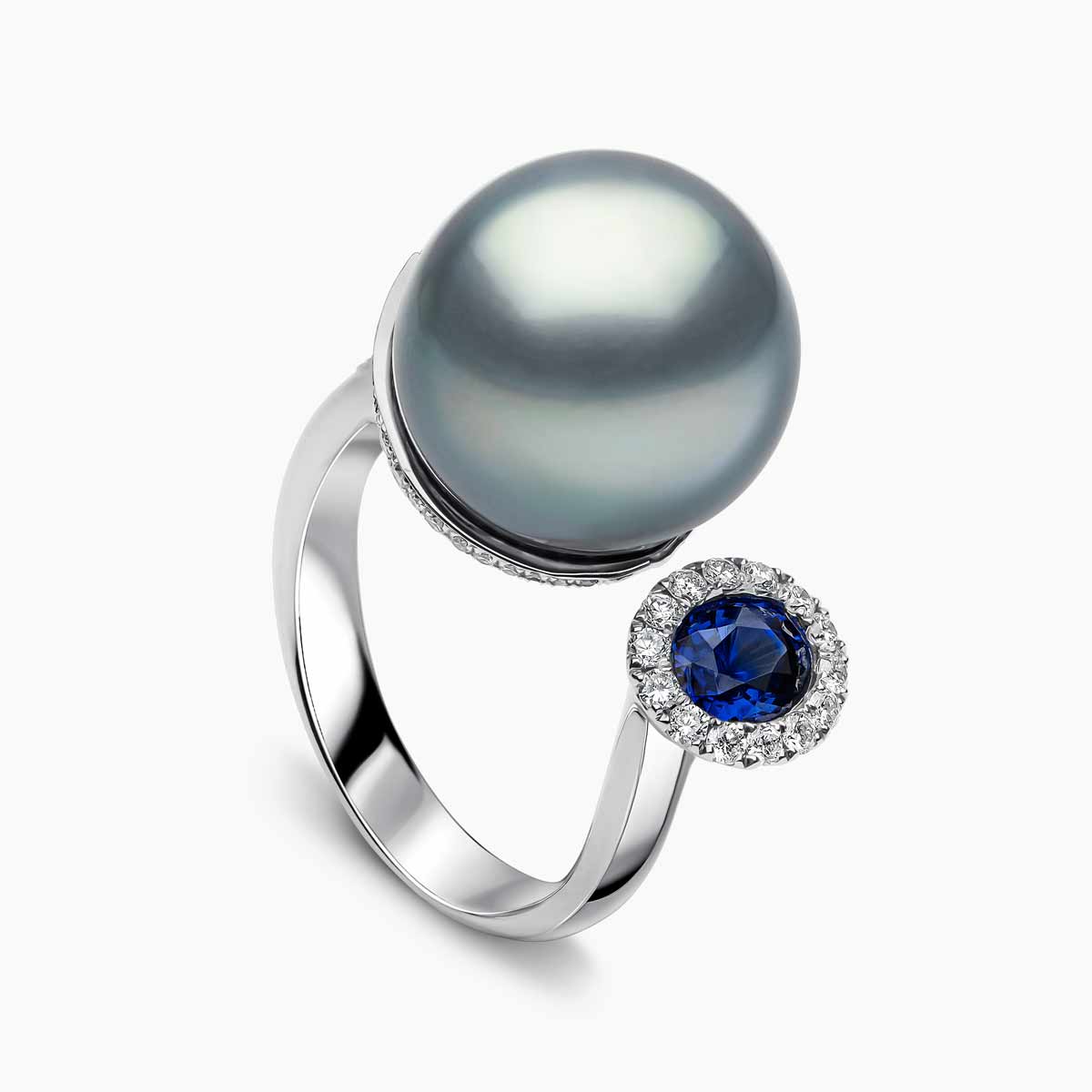 White Gold / Blue Tahitian