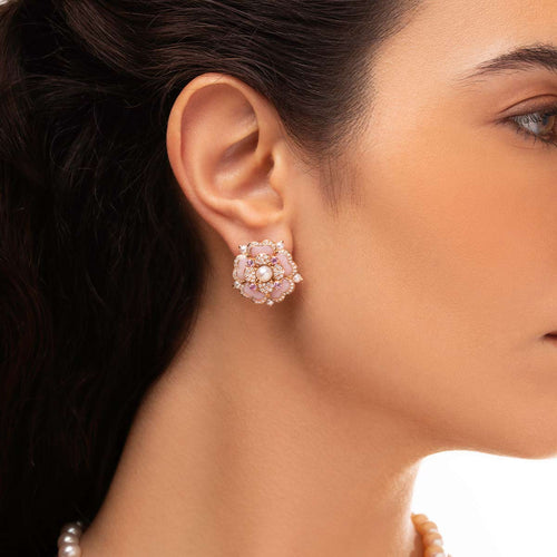 Rose Gold / White Freshwater