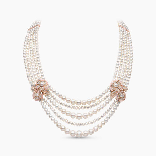 Rose Gold / White Freshwater