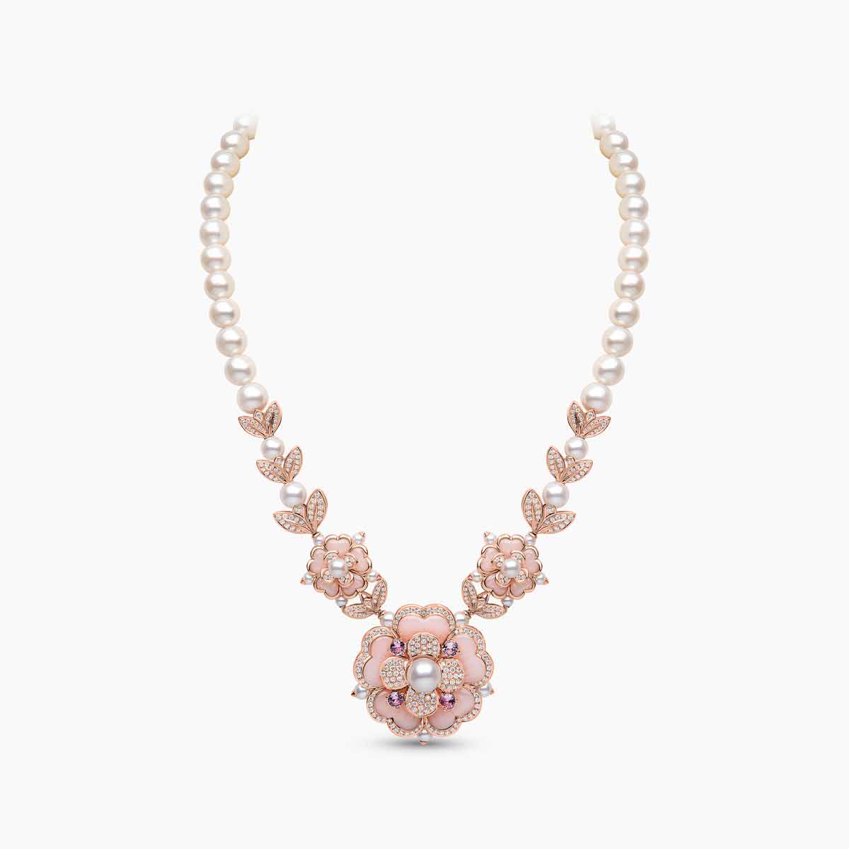 Rose Gold / White Freshwater