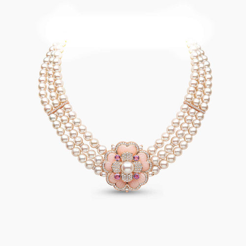 White Freshwater / Rose Gold
