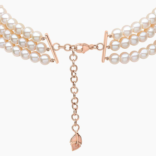 White Freshwater / Rose Gold