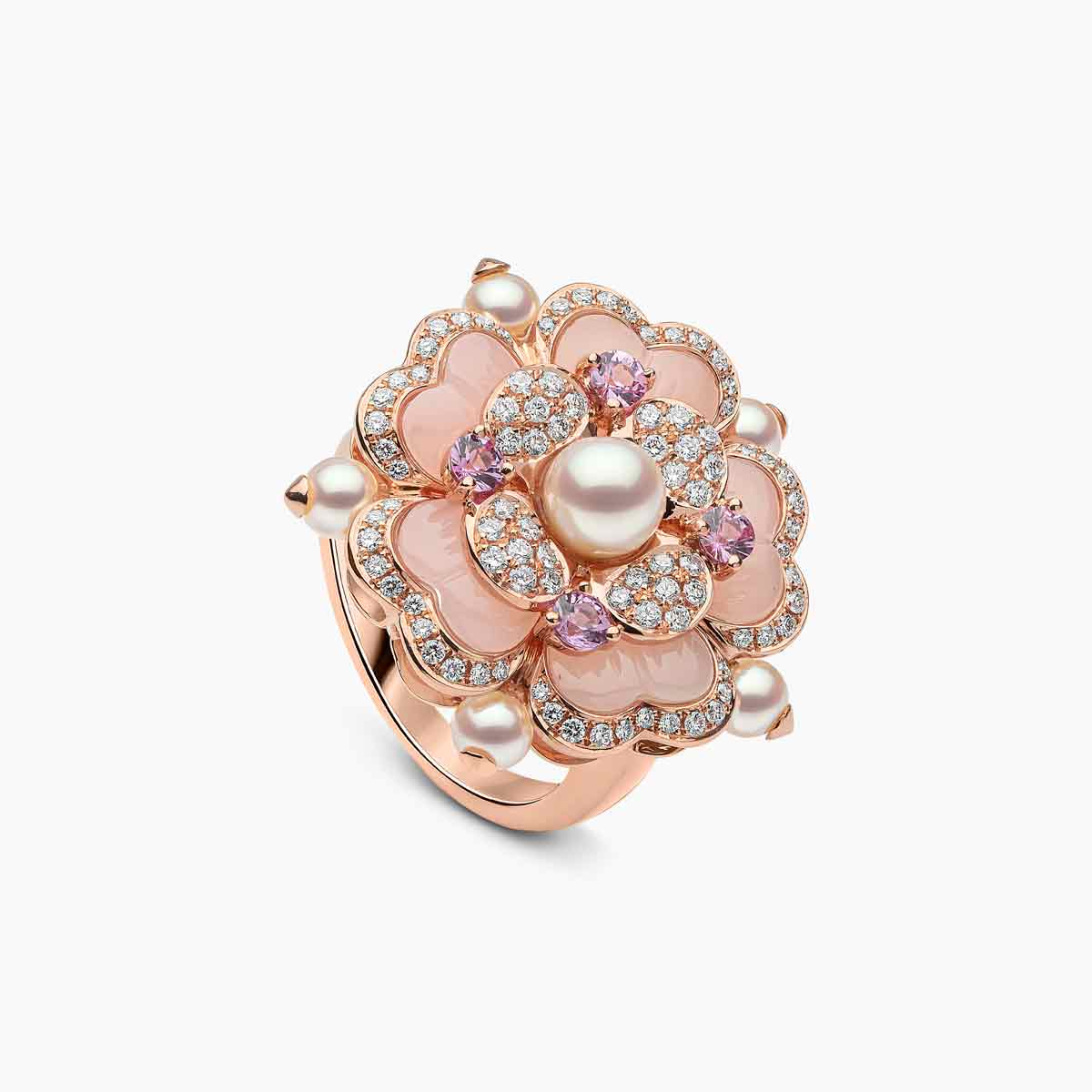 Rose Gold / White Freshwater / N