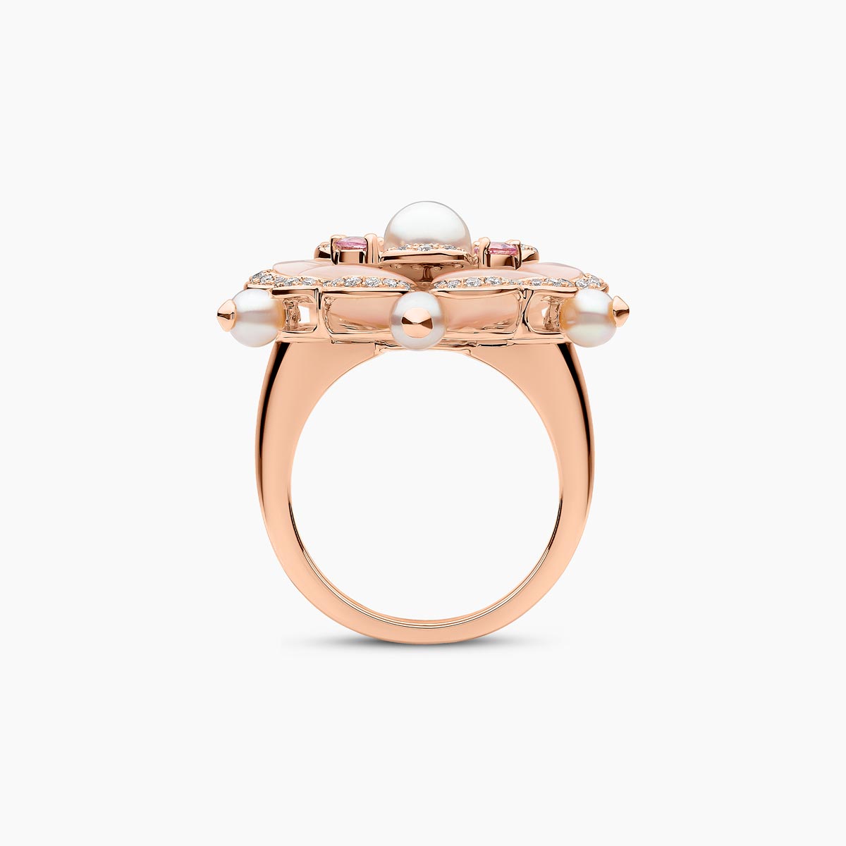 Rose Gold / White Freshwater / N