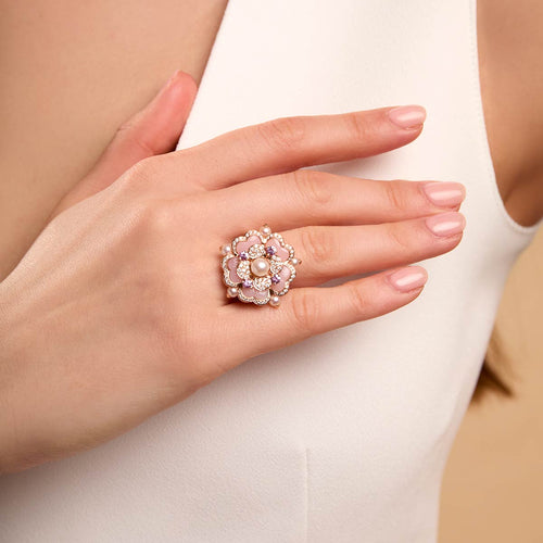 Rose Gold / White Freshwater / N