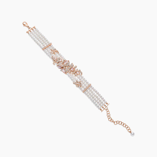 Rose Gold / White Freshwater