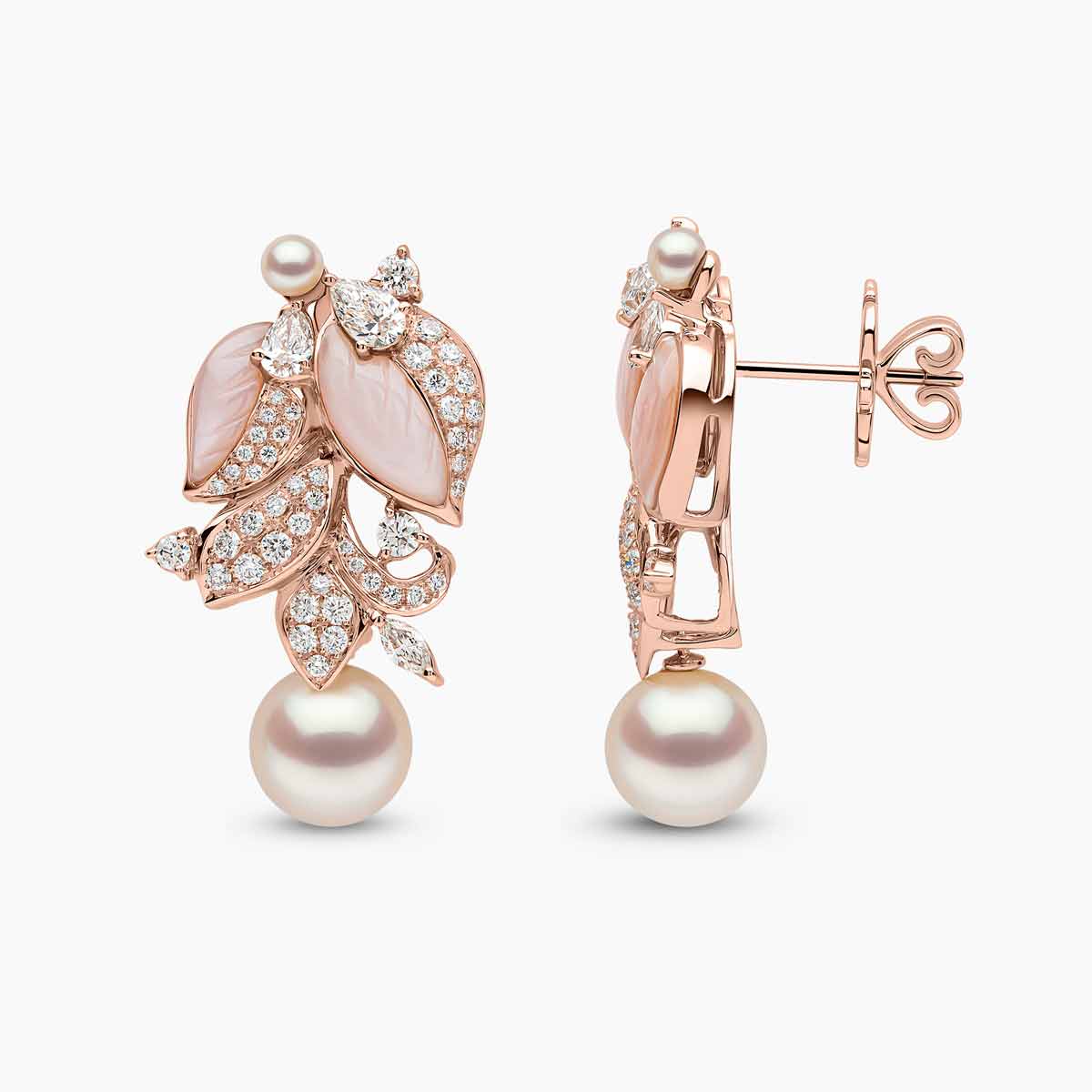 Rose Gold / White Freshwater
