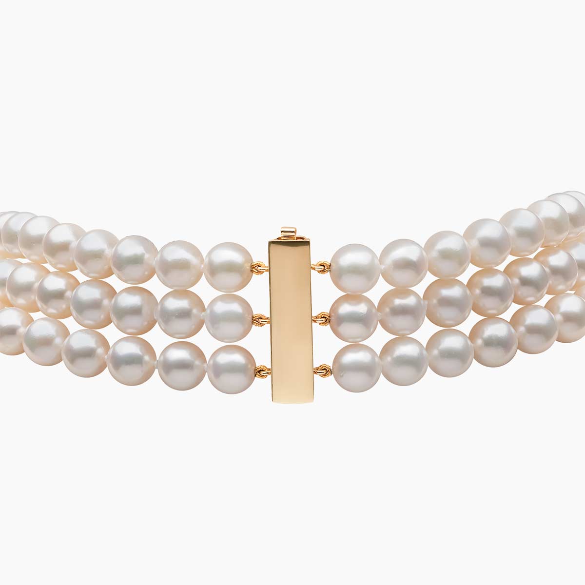 Ombré 18K Golden South Sea and Akoya Pearl Necklace