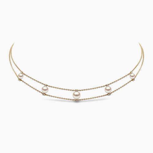 Yellow Gold / White Freshwater