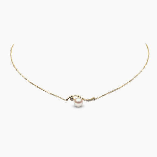 Yellow Gold / White Freshwater