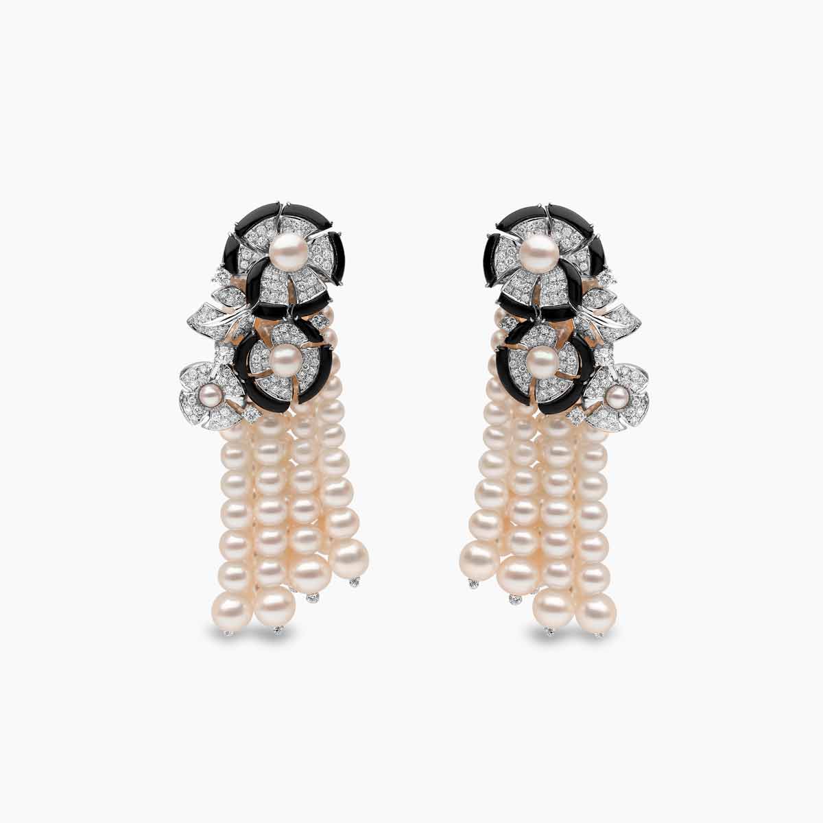 Honora Cultured Freshwater Pearl (8mm) & Diamond (1/8 ct. t.w.) Stud  Earrings in 14k Gold - Macy's