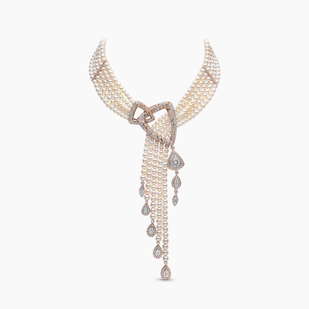 Rose Gold / White Freshwater